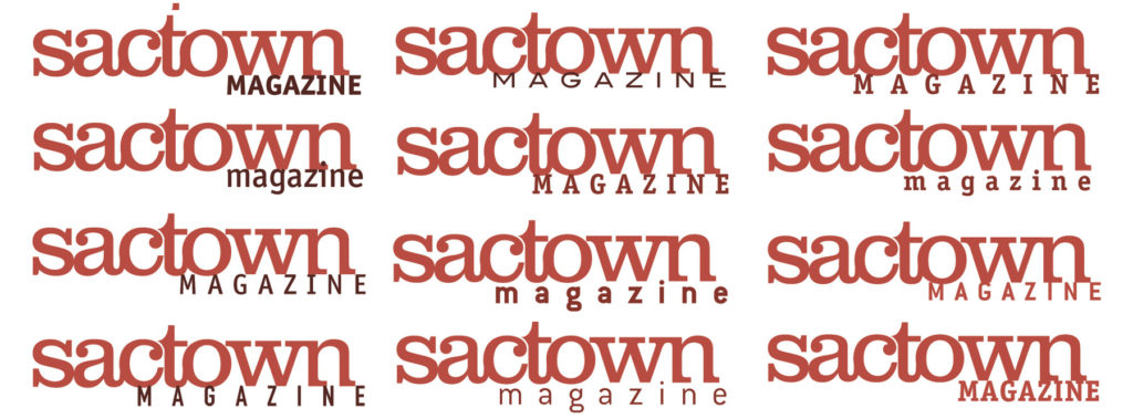 several variants in the running for the original sactown logo