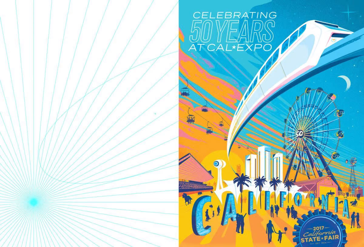 Jason_malmberg_designer_california A poster for celebrating 50 years at california.