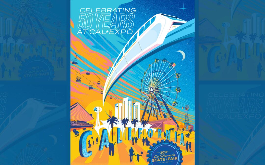 California State Fair 50th Anniversary Poster